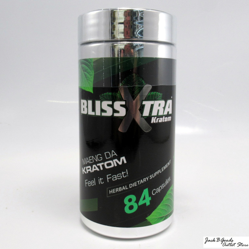 Bliss Xtra Maeng Da Kratom - The Natural Way to Feel Good Fast (84 Capsules)