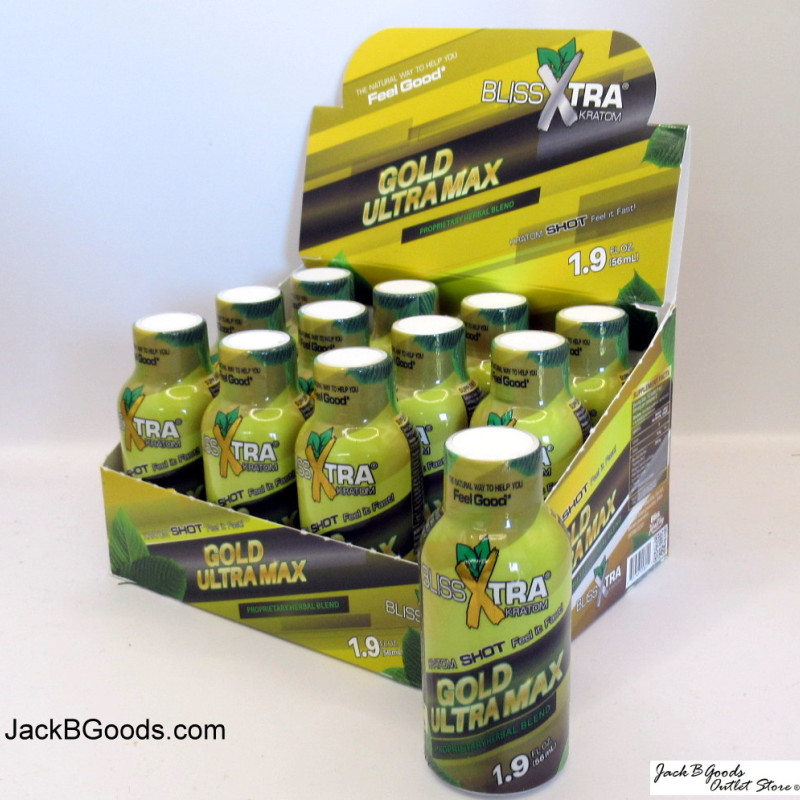 Bliss Xtra Gold Ultra Max Kratom Feel Good Shot (56ml)(1)
