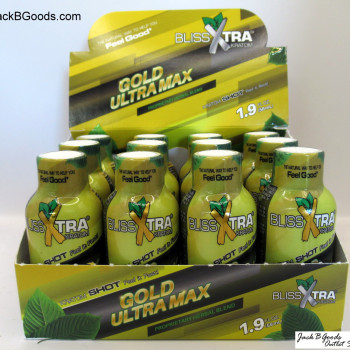 Bliss Xtra Gold Ultra Max Kratom Feel Good Shot (56ml)(12)