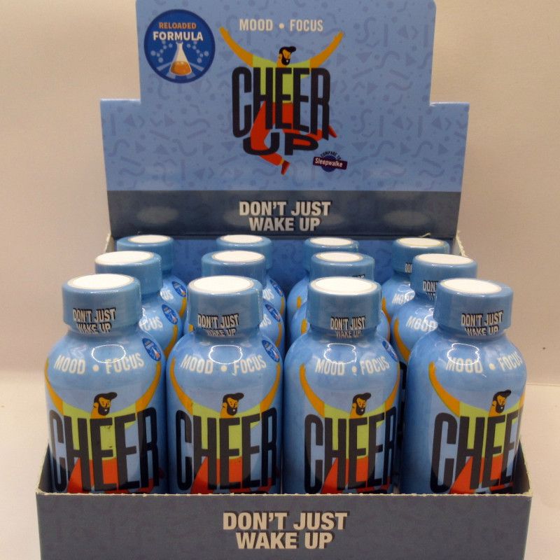 Cheer Up -  Uplifting Formula - Increase Focus & Elevate Mood 1.93oz Shots (12)