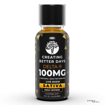 Creating Better Days THC Shots High Potency Maui Wowie Flavor 100mg (1ea)