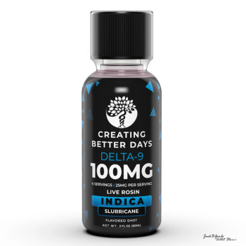 Creating Better Days THC Shots High Potency Slurricane Flavor 100mg (1ea)