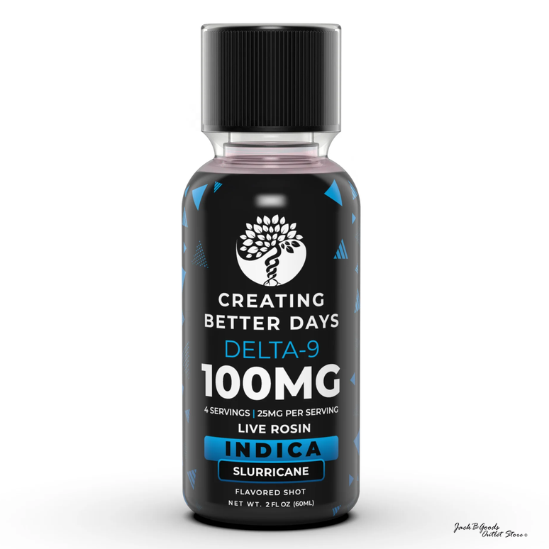 Creating Better Days THC Shots High Potency Slurricane Flavor 100mg (1ea)