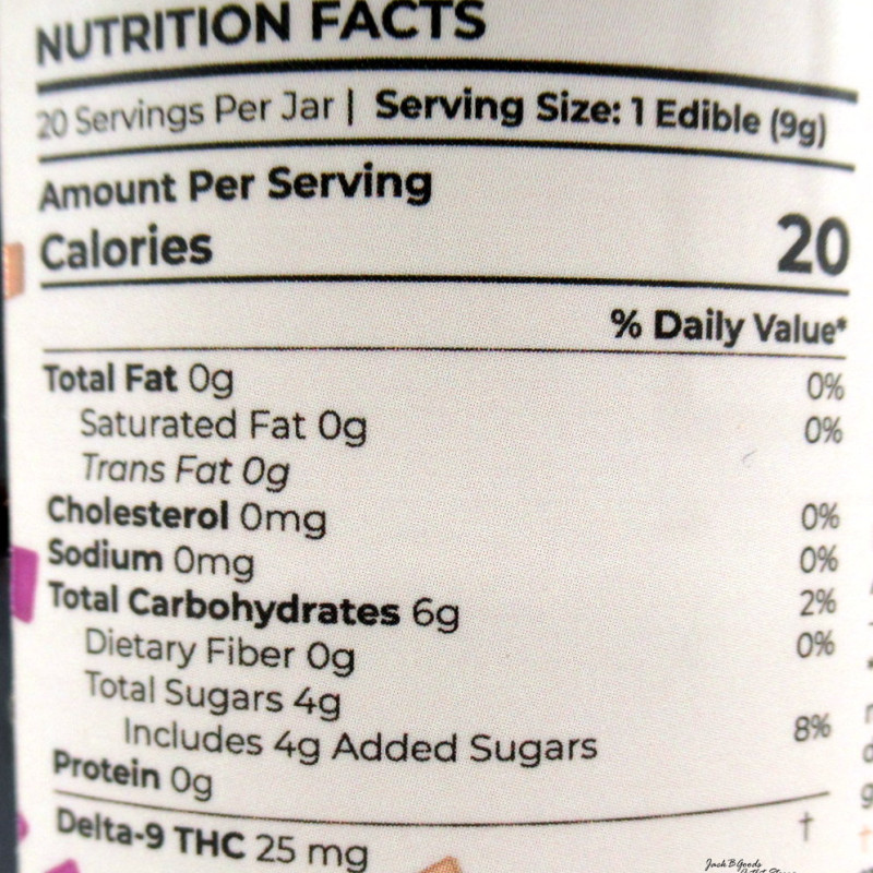 Creating Better Days 25mg Delta 9 Gummies - Peanut and Jelly Flavor (30ea)