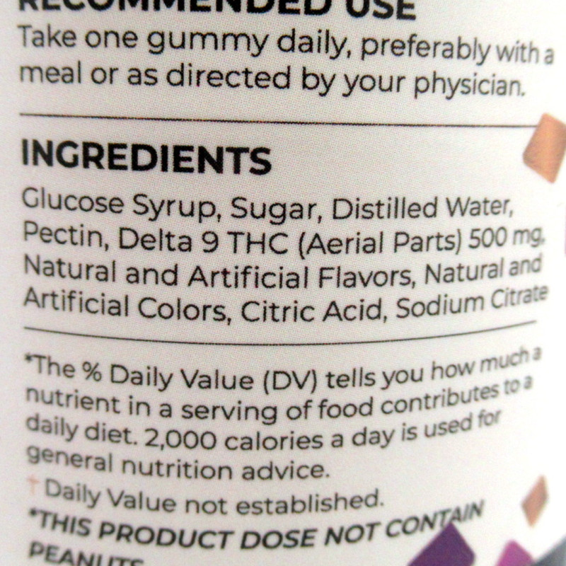 Creating Better Days 25mg Delta 9 Gummies - Peanut and Jelly Flavor (30ea)