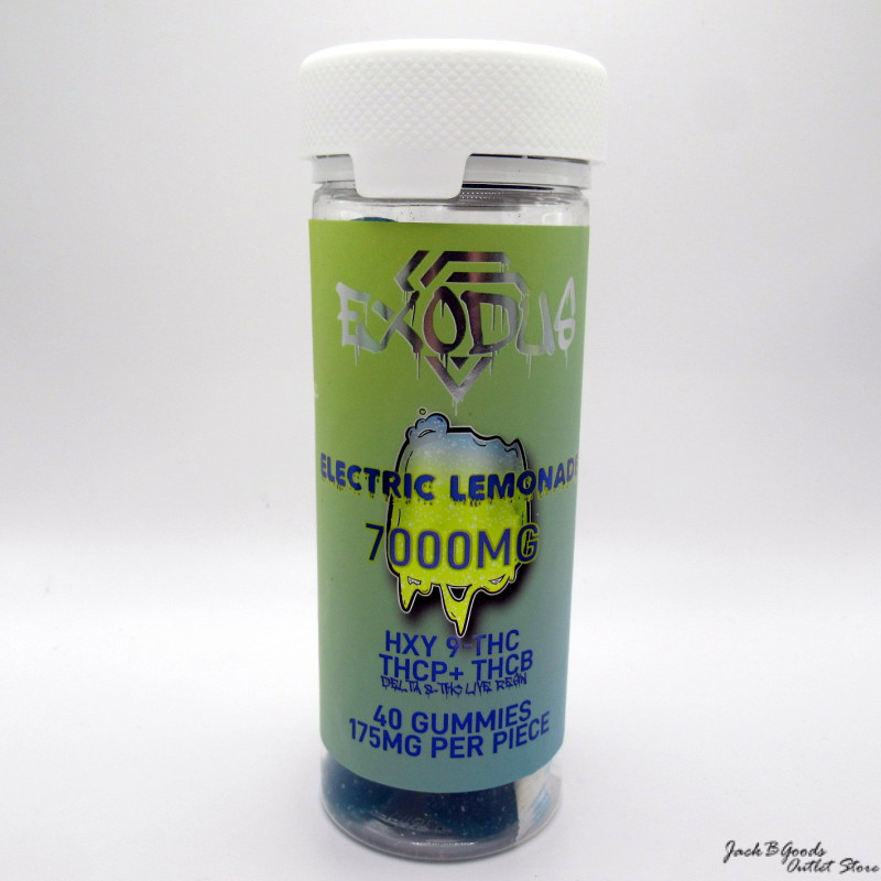 Exodus Legal Cannabis Live Resin Gummies - 7000MG - THCP+THCB - (40 Gummies)