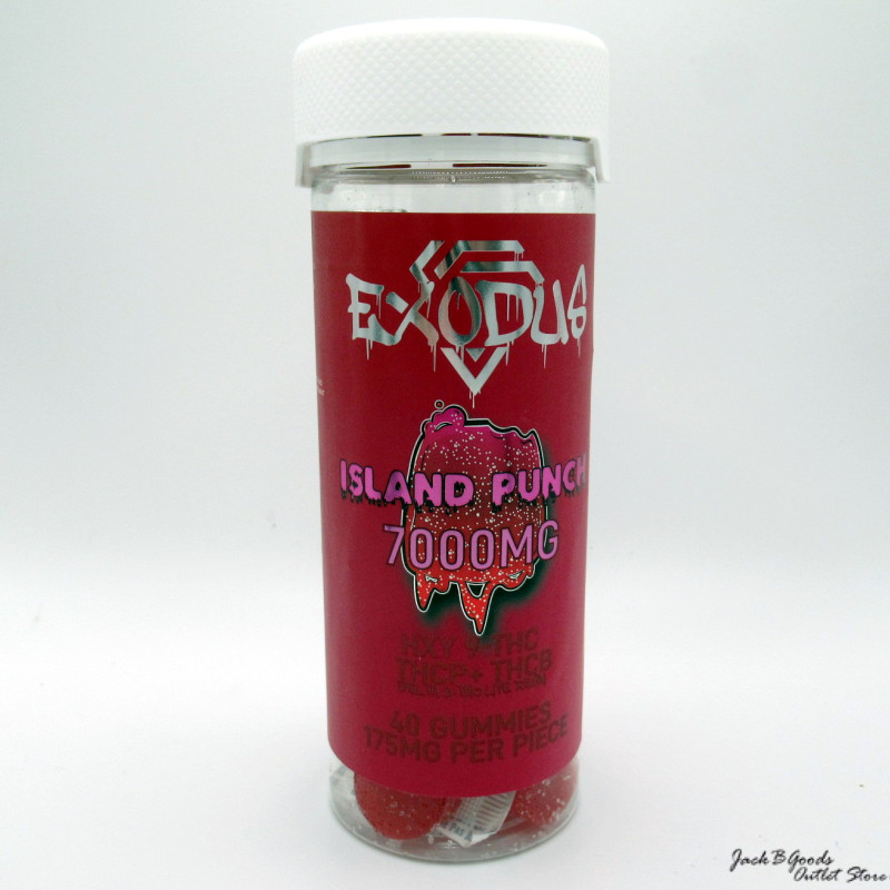 Exodus Legal Cannabis Live Resin Gummies - 7000MG - THCP+THCB - (40 Gummies)