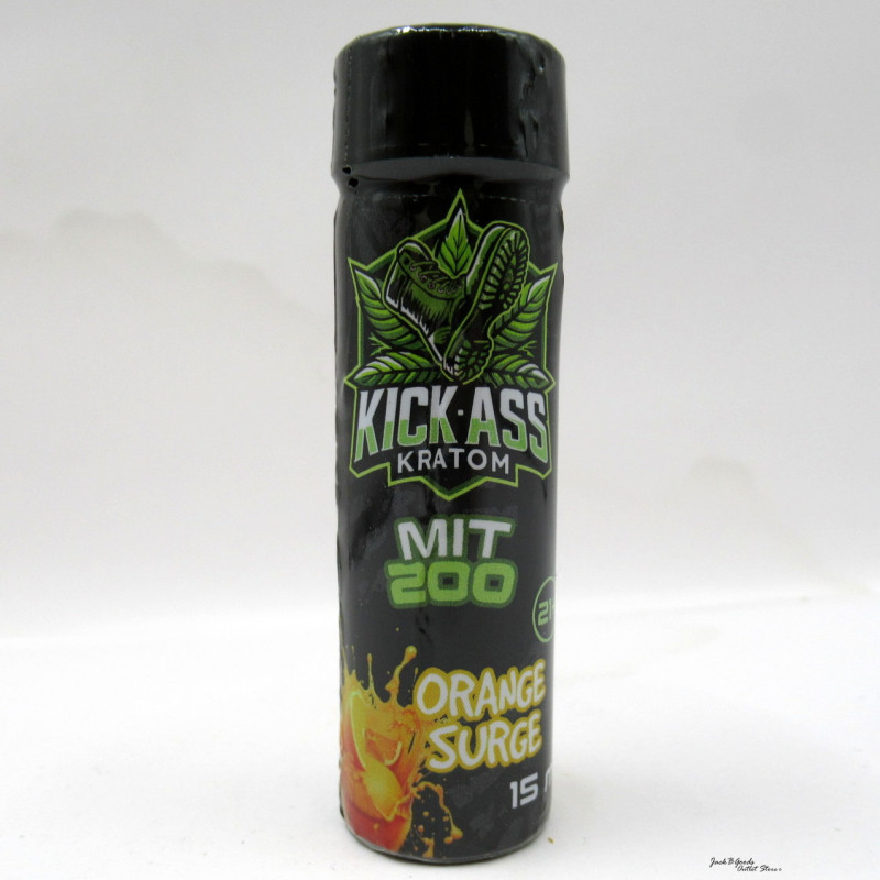 Kick Ass Kratom Extract - 200mg MIT (Orang Serge Flavor) 15ml (1)