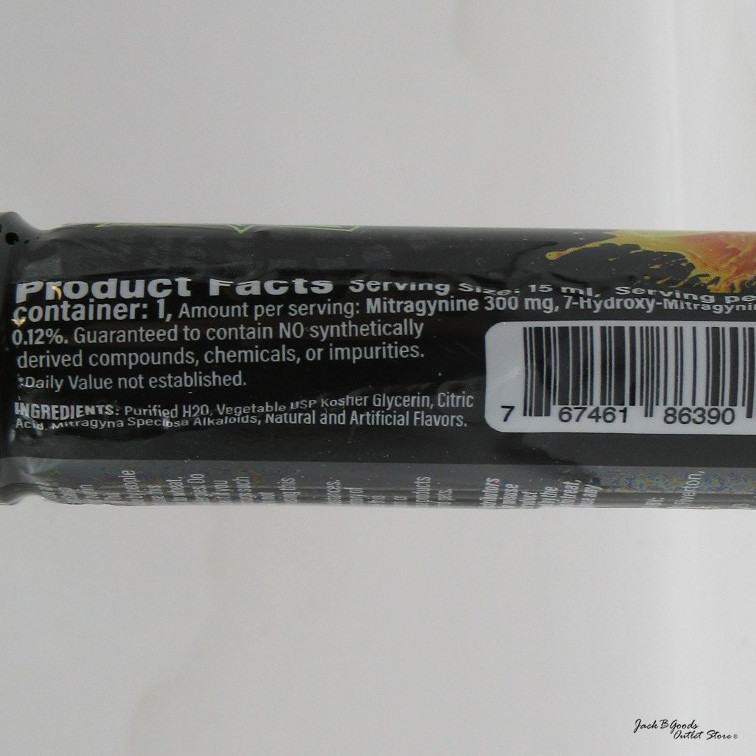 Kick Ass Kratom Extract - 300mg MIT (Orang Serge Flavor) 15ml (1)