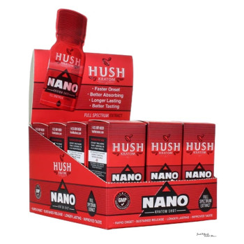 Hush Nano Mitra-Isolate Kratom Extract Shot (Long Lasting) 10ml (12)