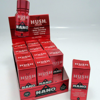 Hush Nano Mitra-Isolate Kratom Extract Shot (Long Lasting) 10ml (1)