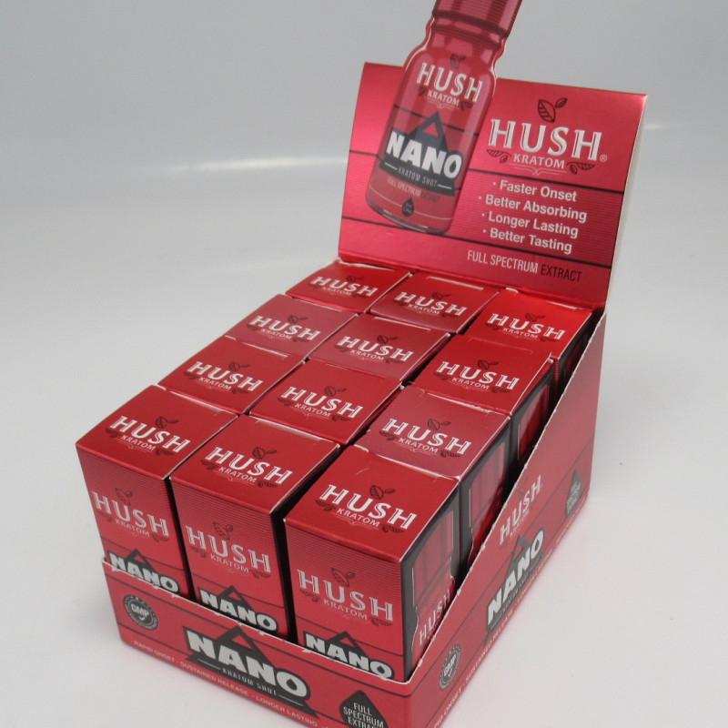 Hush Nano Mitra-Isolate Kratom Extract Shot (Long Lasting) 10ml (12)