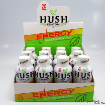 Hush Energy Premium Kratom Shot 2oz (12)