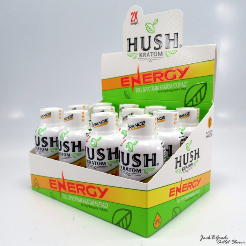 Hush Energy Premium Kratom Shot 2oz (12)