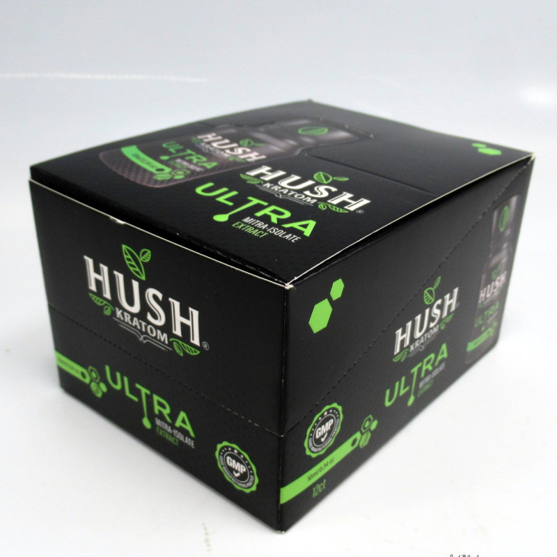 Hush Ultra Mitra-Isolate Kratom Extract Shot (Lime Flavor) 10ml (12)