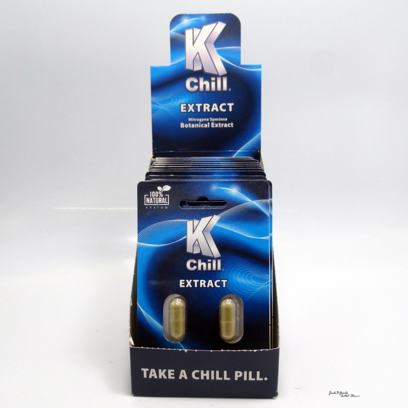 K Chill Botanical Extract Capsules - Take A Chill Pill (2pk)(12)