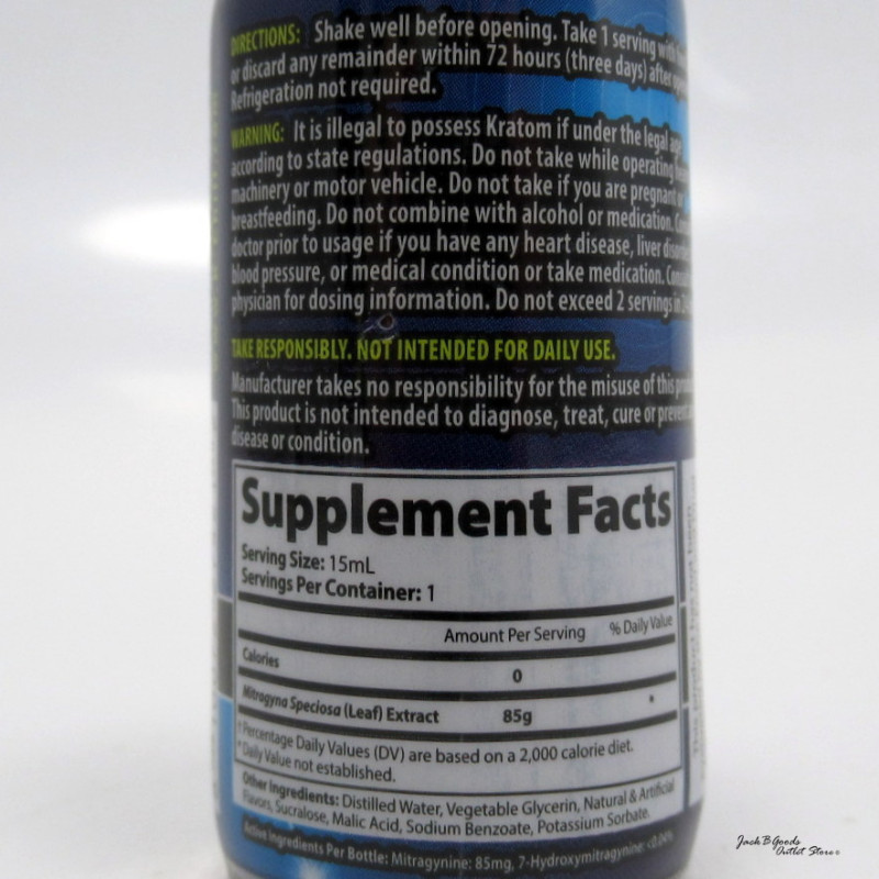 K-Chill - Tincture Kratom Shot (15ml)(85MIT) - Drink ~ Relax ~ Be Happy (12ea)