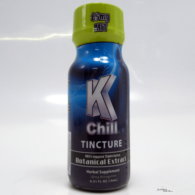 K-Chill - Tincture Kratom Shot (15ml)(85MIT) - Drink ~ Relax ~ Be Happy (12ea)