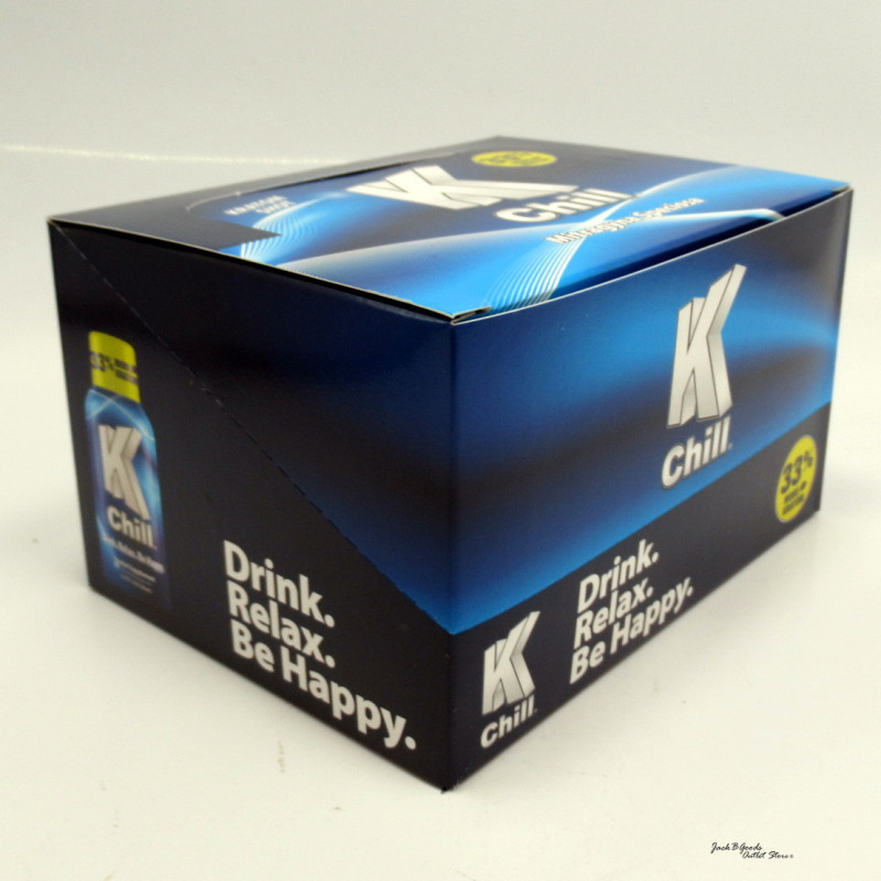 K-Chill - 2oz Kratom Shot 33% More Kratom - Drink ~ Relax ~ Be Happy (12ea)