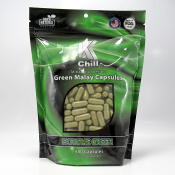 K Chill Extreme Green - Green Malay Capsules - (480ea)