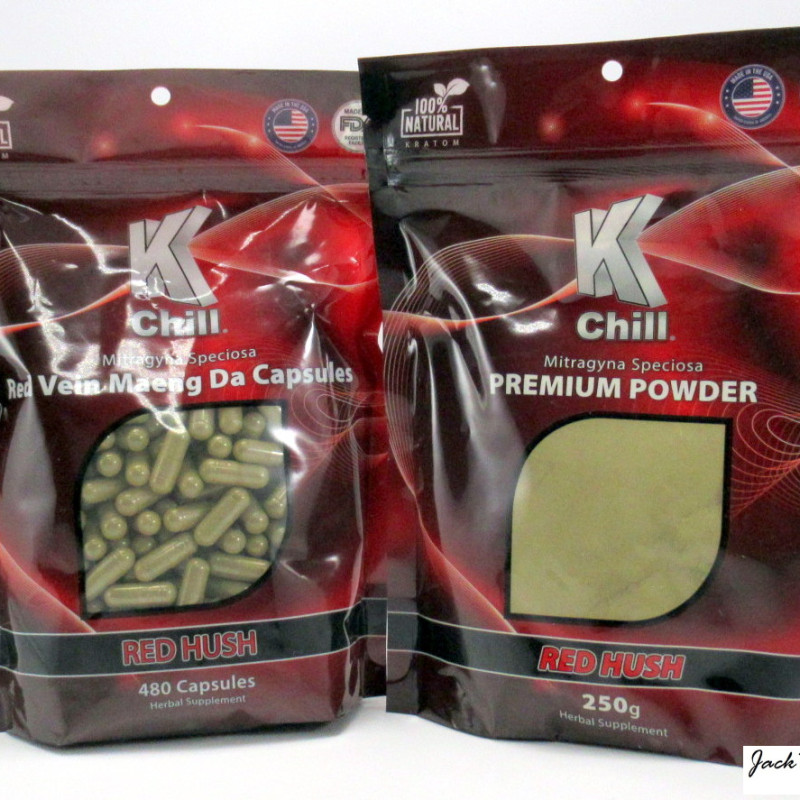 K-Chill Red Hush - Red Vein Premium Powder - (250gm)