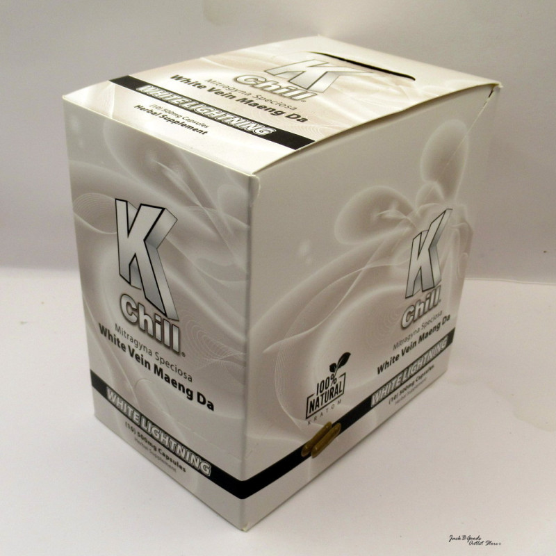K Chill White Lightning - White Vein Maeng Da Capsules - 10ct
