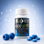 K Plex Premium Kratom Extract Chewable Blue Razz Flavor Tablets 200MIT (20ct)