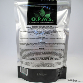 OPMS White Vein Indo Kratom Capsules 480ct