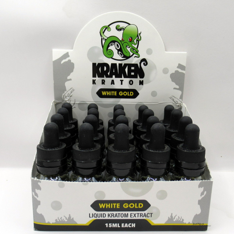 Kraken Kratom White Gold Liquid Kratom Extract Shot 15ml (1ea)