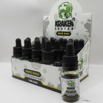 Kraken Kratom White Gold Liquid Kratom Extract Shot 15ml (1ea)