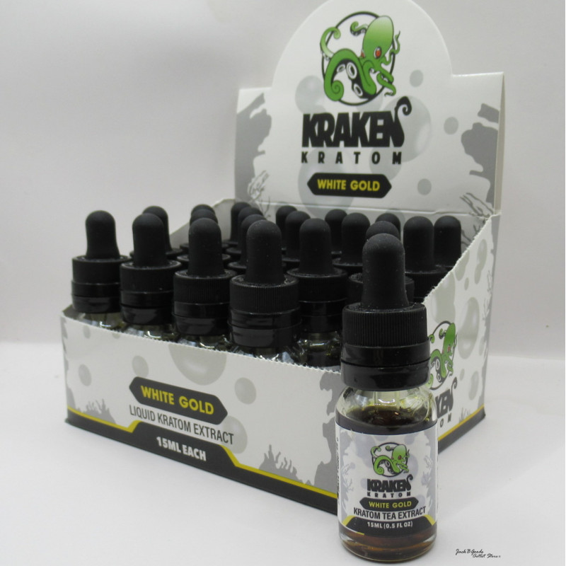 Kraken Kratom White Gold Liquid Kratom Extract Shot 15ml (1ea)