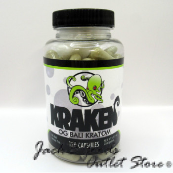 Kraken Kratom OG Bali Capsules 120ct Bottle