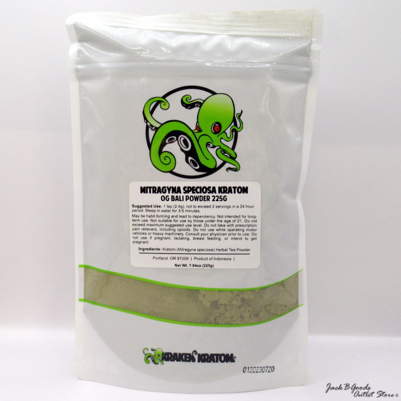 Kraken Kratom OG Bali Kratom Powder 225gm(8oz)