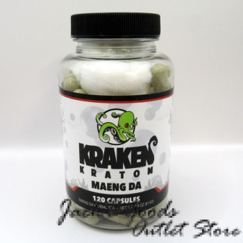 Kraken Kratom Indo Maeng Da Capsules 120ct Bottle