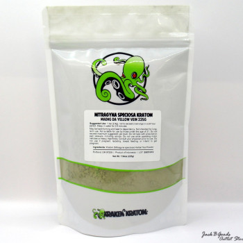 Kraken Kratom Yellow Vein Maeng Da Kratom Powder 225gm(8oz)