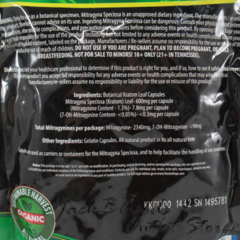 Kratom Kaps Green Vein Indo Kratom Capsules 300Ct
