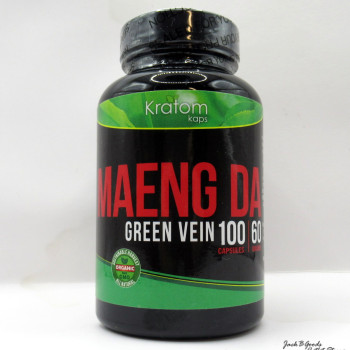 Kratom Kaps Green Vein Maeng Da Kratom Capsules 100Ct