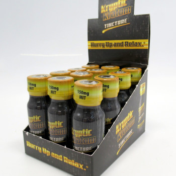 Kryptic Kratom Tincture Shot (15ml)(150MIT) - Drink ~ Relax ~ Be Happy (12ea)