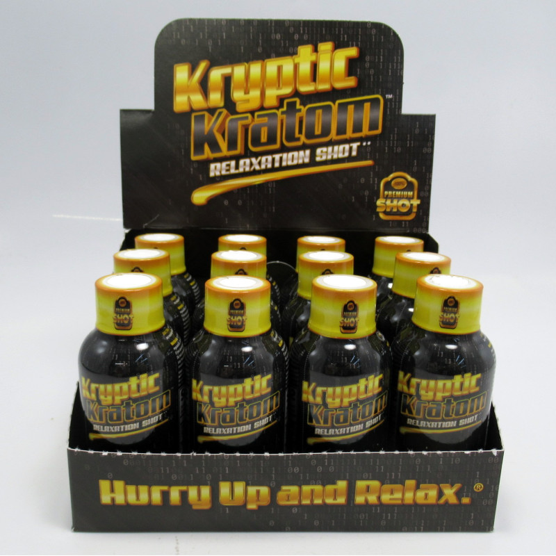 Kryptic Kratom 2oz Shot - Hurry Up and Relax (2oz)(12)