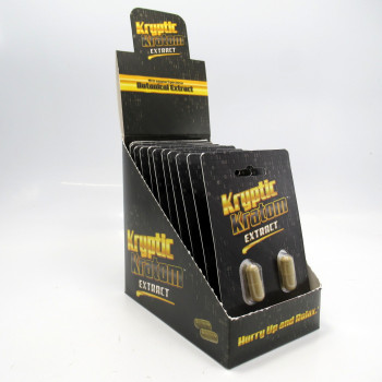 Kryptic Kratom Botanical Extract Capsules - Hurry Up and Relax (2pk)(12)