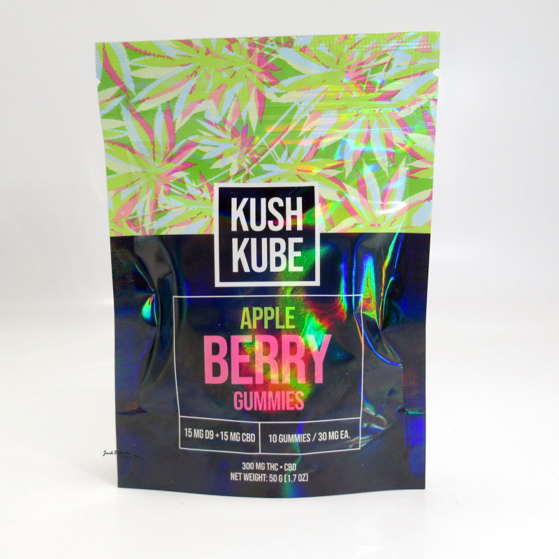 Kush Kube D9+CBD Gummies 30mg 10pk