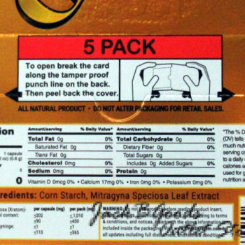 OPMS Gold Extract Capsules 5pk