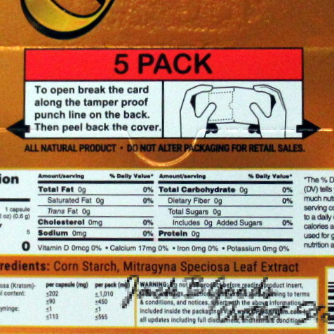 OPMS Gold Extract Capsules 5pk