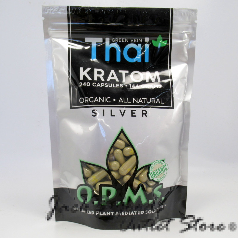 OPMS Green Vein Indo Kratom Capsules 240ct