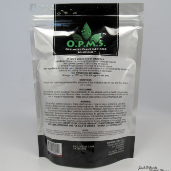 OPMS Red Vein Sumatra Kratom Capsules 240ct