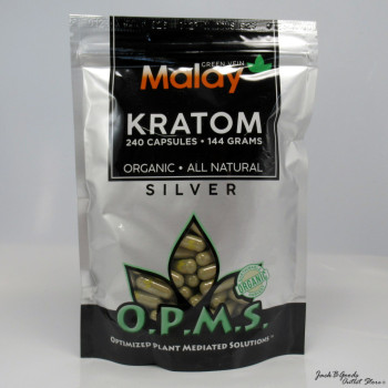 OPMS Silver Green Vein Malay Capsules 240ct