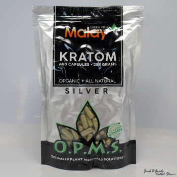 OPMS Silver Green Vein Malay Capsules 480ct
