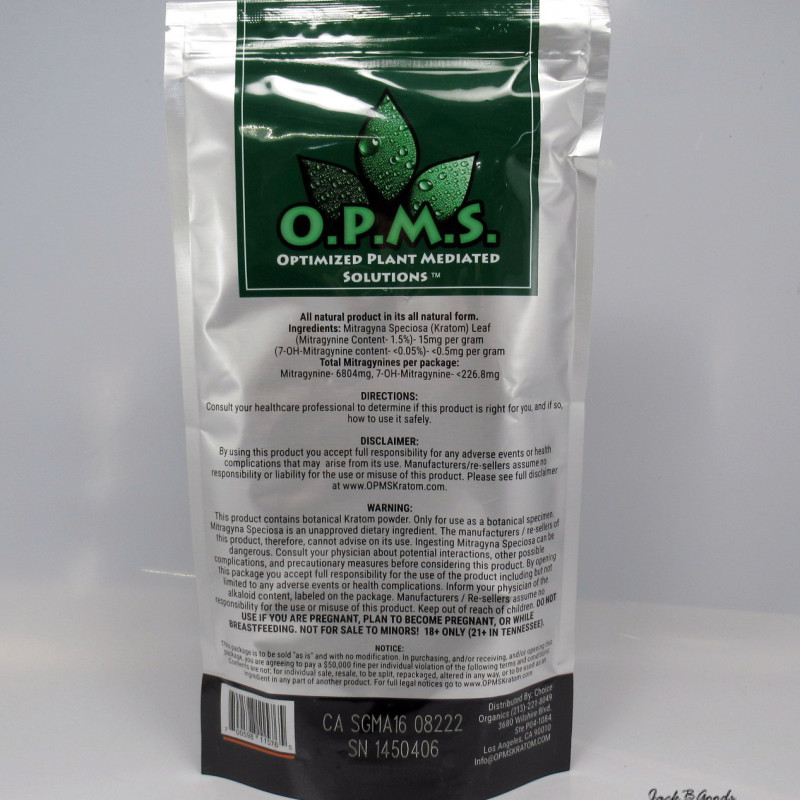 OPMS Silver Green Vein Malay Powder (16oz)