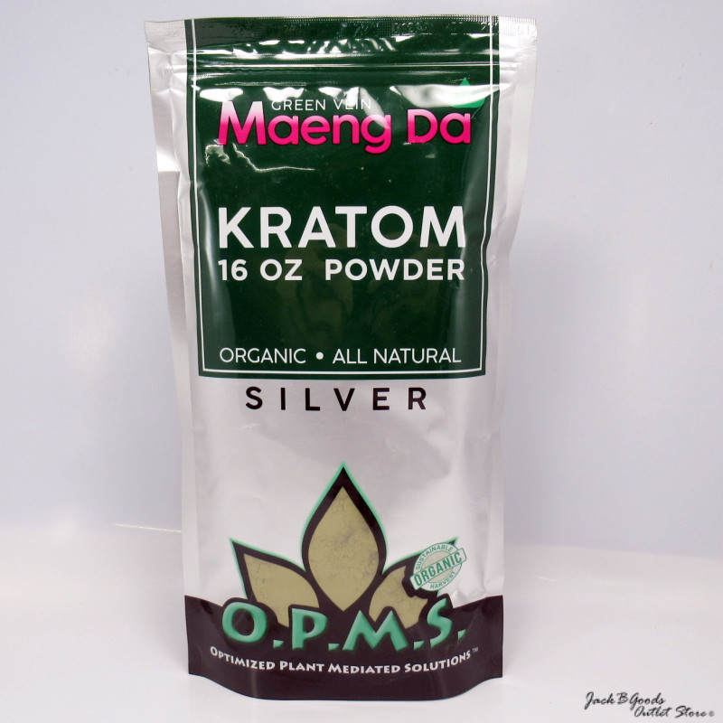 OPMS Silver Green Vein Maeng Da Powder (16oz)