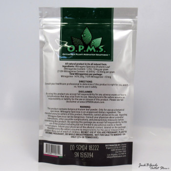 OPMS Silver Green Vein Maeng Da Kratom Powder 4oz